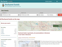 Tablet Screenshot of bucharest-hotels.org
